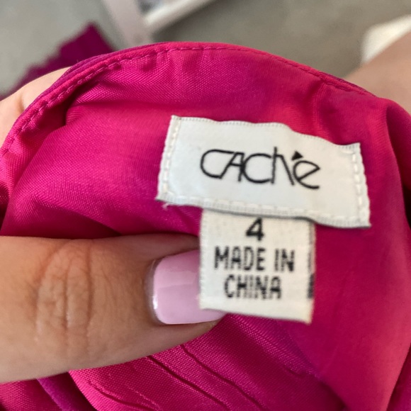 Cache pink floor length gown - Picture 3 of 6